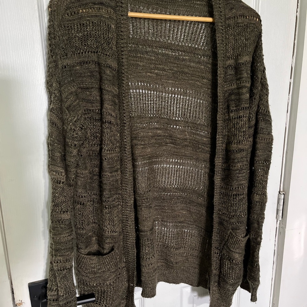 Olive Green Knit Women's Sweater